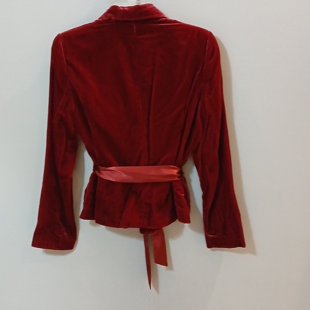 APT 9 Woman's Velvet Fitted Blazer Jacket Sz 12 - Picture 10 of 15